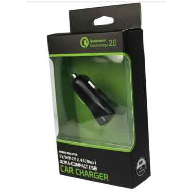 Logotrade mainoslahjat kuva: Autolaturi (Qualcomm Quick Charge 3.0)