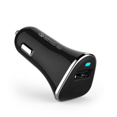 Logo trade liikelahja kuva: Autolaturi (Qualcomm Quick Charge 3.0)