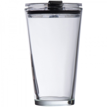 Logo trade liikelahjat mainoslahjat kuva: Lasimuki kannella WATTENSCHEID 400 ml