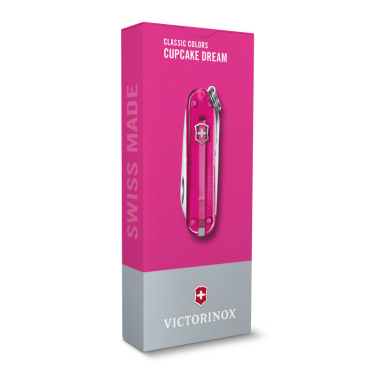 Logo trade liikelahja mainoslahja tuotekuva: Taskuveitsi Classic SD läpinäkyvä Victorinox