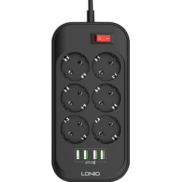 Logo trade liikelahjat mainoslahjat kuva: Virtajohto USB-porteilla