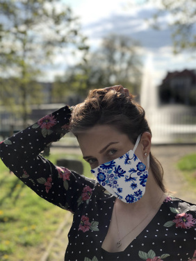 Logo trade mainoslahja kuva: VENUS PRO puuvillamaski HEPA-suodatintaskulla 1378165