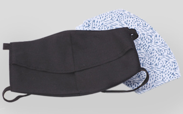 Logo trade mainostuotet tuotekuva: VENUS PRO puuvillamaski HEPA-suodatintaskulla 1378165