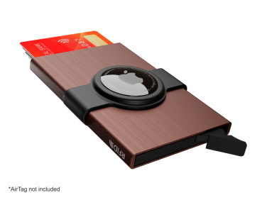 Logotrade liikelahja tuotekuva: RFID-luottokorttikotelo, jossa on pidike AirTagille 2163155