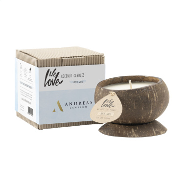Logo trade liikelahjat mainoslahjat kuva: Rakastamme The Planet Coconut Candlea
