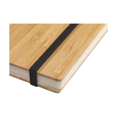 Logotrade mainostuote tuotekuva: Bamboo Journal Naked Spine Paper Notebook A5