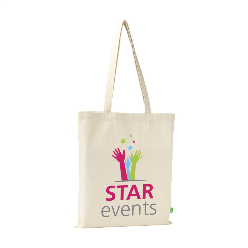 Logotrade mainoslahja tuotekuva: Organic Canvas GOTS Shopper (320 g/m²)