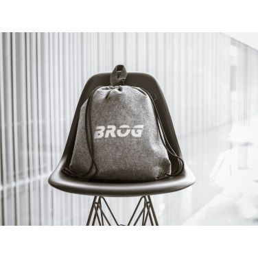 Logo trade mainostuote kuva: GRS RPET Felt PromoBag Plus -reppu