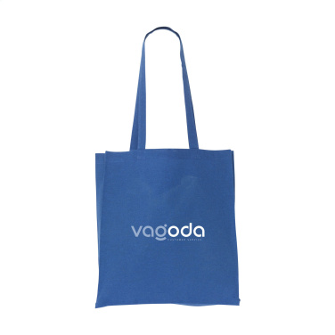 Logo trade mainostuote kuva: Värillinen neliölaukku GRS kierrätettyä puuvillaa (150 g/m²)