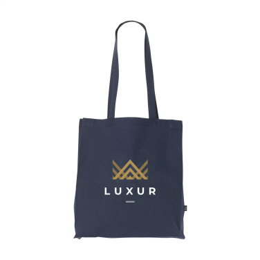 Logo trade liikelahjat tuotekuva: Värillinen neliölaukku GRS kierrätettyä puuvillaa (150 g/m²)