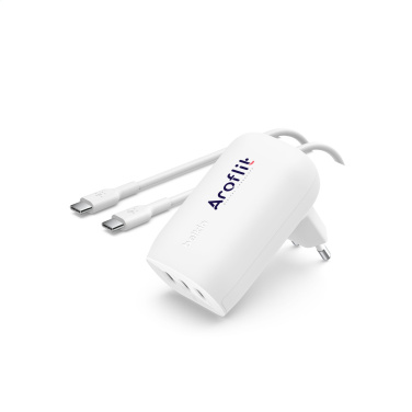 Logotrade mainostuote tuotekuva: Belkin BoostCharge 3-porttinen seinälaturi