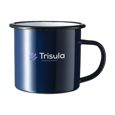 Logotrade mainoslahjat ja liikelahjat tuotekuva: Retro emalimuki 350 ml