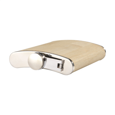 Logotrade mainostuotet kuva: Hipflask Bamboo 200 ml juomapullo