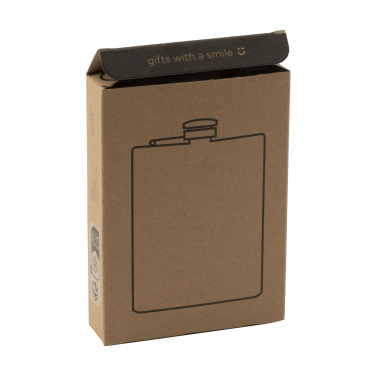 Logotrade liikelahja tuotekuva: Hipflask Bamboo 200 ml juomapullo