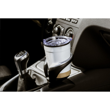 Logo trade liikelahjat mainoslahjat kuva: Kobe Bamboo RCS kierrätetystä teräksestä valmistettu 350 ml kahvikuppi