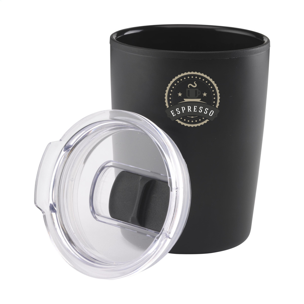 Logo trade liikelahjat tuotekuva: Espresso-to-Go Muki RCS kierrätettyä terästä 170 ml
