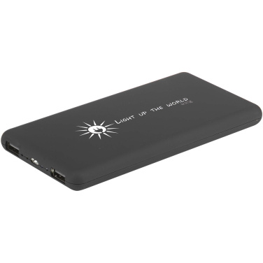 Logo trade liikelahja kuva: SCX.design P30 8000 mAh solar varavirtalähde, valaistuva