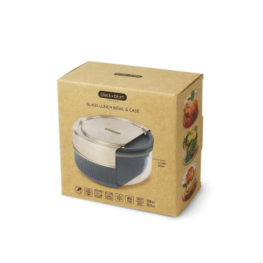 Logo trade liikelahja kuva: Black+Blum lasinen lounaskulho 750ml