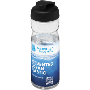 Logotrade liikelahjat mainoslahjat tuotekuva: H2O Active® Eco Base 650 ml -urheilujuomapullo läppäkannella