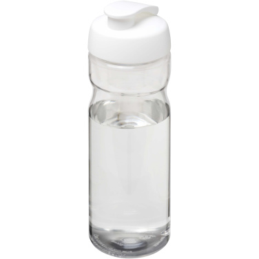 Logo trade liikelahja mainoslahja tuotekuva: H2O Active® Eco Base 650 ml -urheilujuomapullo läppäkannella