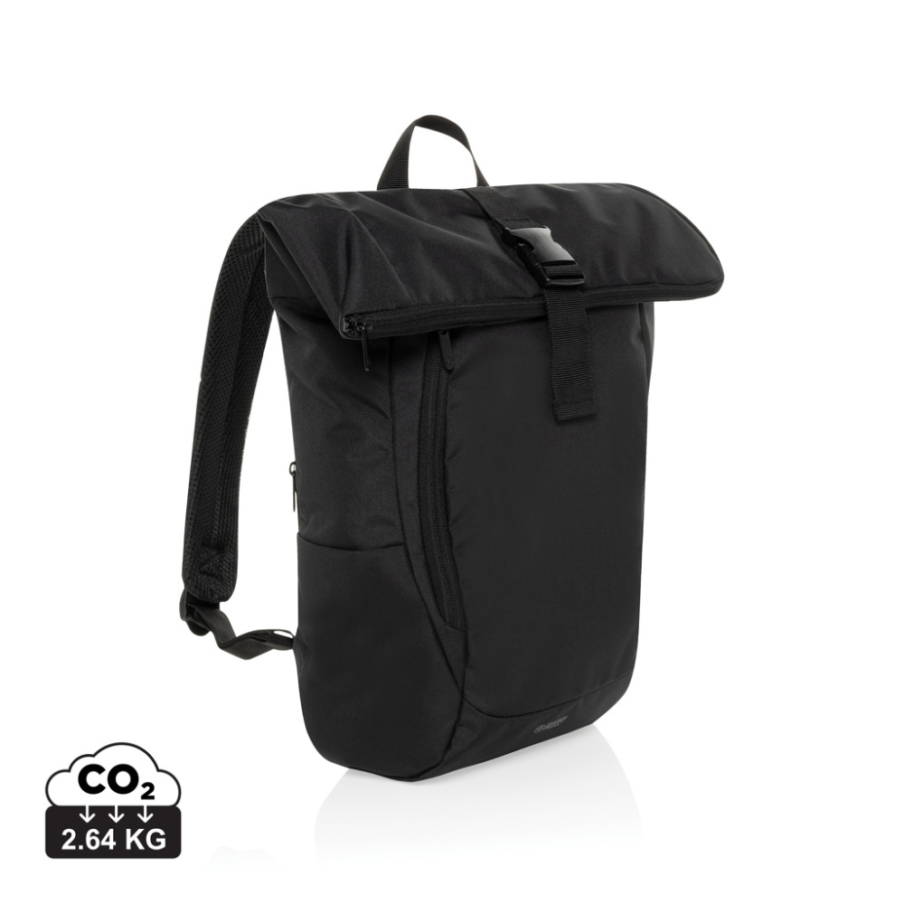 Logo trade mainostuote kuva: Swiss Peak Aware™ RPET Leonard 15.6" kannettava reppu