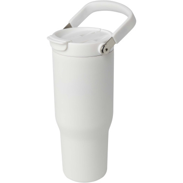 Logo trade mainoslahja kuva: Bronx 900 ml:n RCS-sertifioidusta kierrätetystä ruostumattomasta teräksestä valmistettu kuparityhjiöeristetty juomamuki, jossa on kaksitoiminen kansi