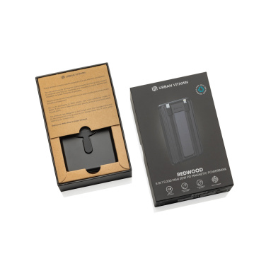 Logotrade liikelahjat mainoslahjat tuotekuva: Urban Vitamin Redwood 5in1 5000mah 20W PD tehopankki