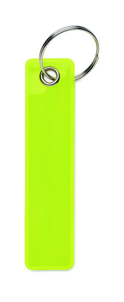 Logo trade mainoslahja ja liikelahja tuotekuva: Heijastava avaimenperä PVC