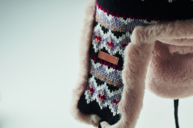 Logotrade mainostuotet kuva: Neulottu pipo korvaläpällä