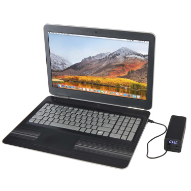 Logotrade mainostuotet kuva: Acamar 20 000 mAh:n ja 70 W:n kannettavan tietokoneen varavirtalähde kierrätetystä alumiinista