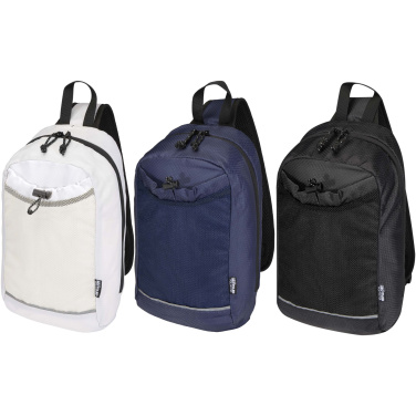 Logotrade mainoslahja tuotekuva: Nomad 6 litran GRS-kierrätetystä materiaalista valmistettu crossbody-nesteytyslaukku