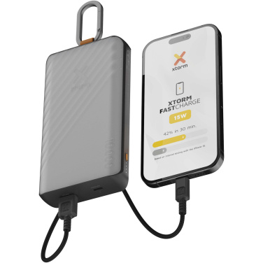 Logo trade mainoslahjat tuotekuva: Xtorm XG2S101 Go2 aurinkovaravirtalähde valolla, 10 000 mAh ja 15 W