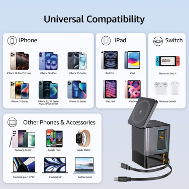 Logo trade liikelahjat mainoslahjat kuva: Urban Vitamin Sacramento 105WGAN -laturi, kaapelit