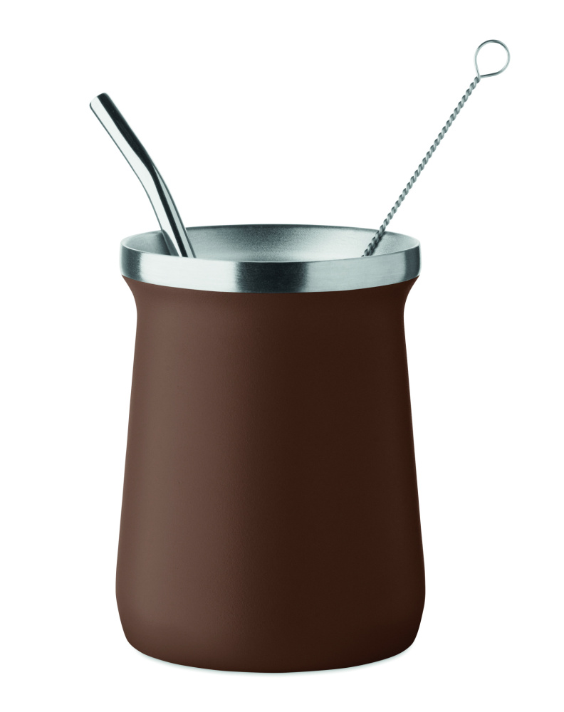 Logo trade mainoslahjat ja liikelahjat kuva: Yerba mate -teekuppi