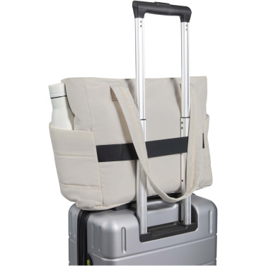 Logotrade mainostuotet kuva: Puffer 15,6 tuuman GRS-kierrätetystä materiaalista valmistettu kannettavan tietokoneen laukku, 18 l