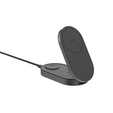 Logotrade mainoslahja tuotekuva: Quantum ultra-nopea 3-in-1 25 W taitettava langaton laturi