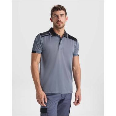 Logo trade liikelahjat mainoslahjat kuva: Samurai antibakteerinen lyhythihainen unisex-poolopaita 160 g/m2
