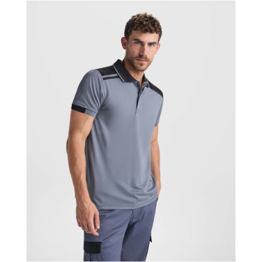 Logo trade mainoslahjat tuotekuva: Samurai antibakteerinen lyhythihainen unisex-poolopaita 160 g/m2
