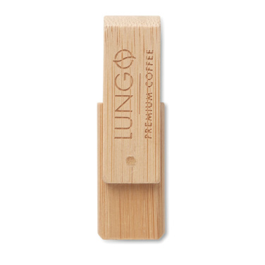 Logo trade liikelahjat mainoslahjat kuva: Bambu USB-muistitikku 1-64GB.