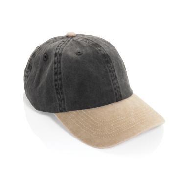 Logotrade liikelahja mainoslahja kuva: BEAU AWARE™ -puuvillatwill-lippalakki, 6-osainen, 270 g/m²
