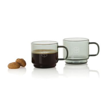 Logotrade mainoslahja tuotekuva: AdHoc Impact -espressokupit 70 ml, 2 kpl:n sarja