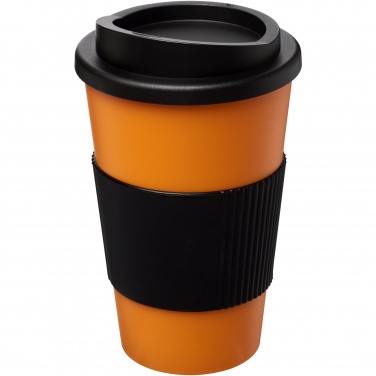 Logotrade dovana nuotrauka: Americano® 350 ml izoliuotas stiklainis su rankena