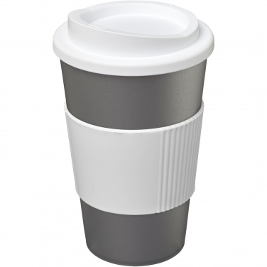 Logotrade verslo dovanos nuotrauka: Americano® 350 ml izoliuotas stiklainis su rankena