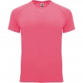 Bahreino vyriški sportiniai marškinėliai trumpomis rankovėmis, Fluor Lady Pink