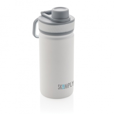 Logotrade dovana nuotrauka: Vakuuminis nerūdijančio plieno buteliukas su sportiniu dangteliu 550ml