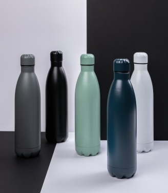 Logotrade reklaminiai produktai nuotrauka: Vienspalvis vakuuminis nerūdijančio plieno butelis 750ml