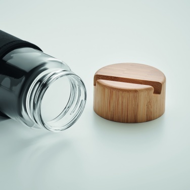 Logotrade dovana nuotrauka: Stiklinio buteliuko bambuko dangtelis 600ml