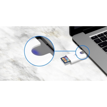 Logotrade verslo dovanos nuotrauka: MicroSD ir SD kortelių skaitytuvas Silicon Power Combo 3.1