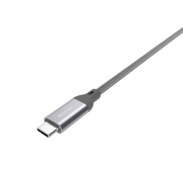 Logotrade reklaminiai produktai nuotrauka: Nailono duomenų perdavimo kabelis LK30 Type - C Quick Charge 3.0