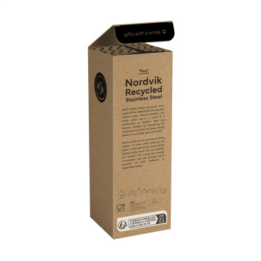 Logotrade reklaminiai produktai nuotrauka: Nordvik RCS Recycled Steel 500 ml geriamasis butelis